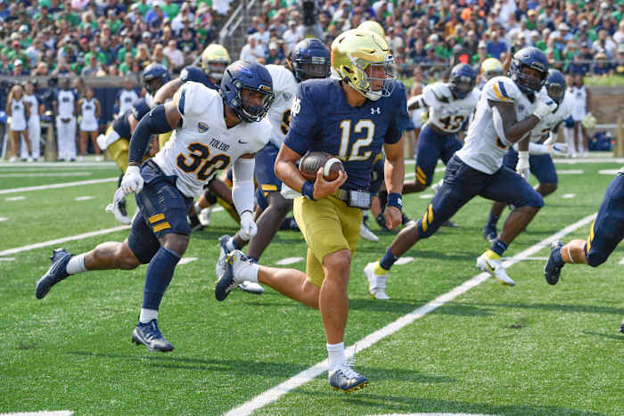 Tyler Buchner, Quarterback, Notre Dame